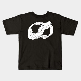 Gay Infinity Mermaids- White Kids T-Shirt